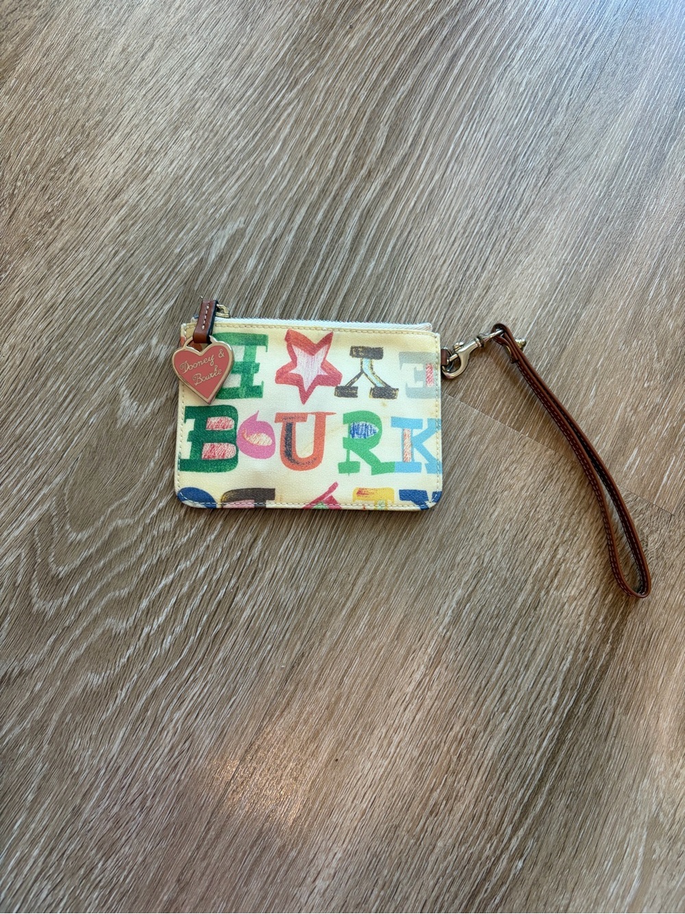 Y2K Dooney & Bourke Multicolor Wristlet Pouch